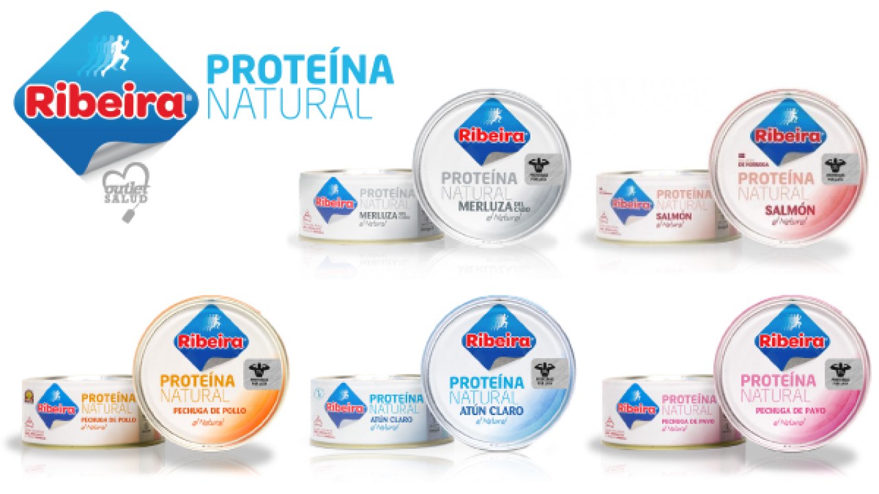 latas de proteína natural frinsa